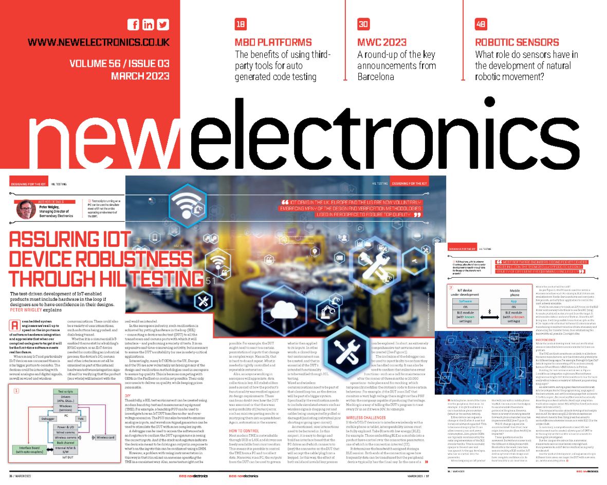 New Electronics article